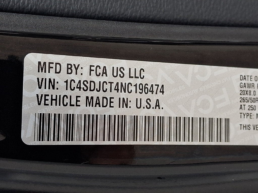 Used 2022 Dodge Durango R/T w/ Blacktop Package AWD/4WD image 31