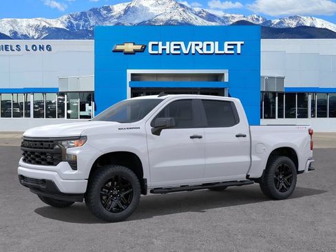 New 2026 Chevrolet Silverado 1500 Custom w/ LPO, Dark Essentials Package AWD/4WD image 2