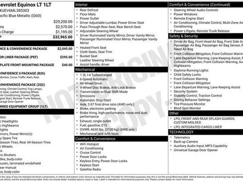 Used 2021 Chevrolet Equinox LT AWD/4WD image 5