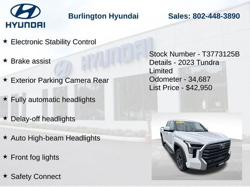 Used 2023 Toyota Tundra Limited AWD/4WD image 20