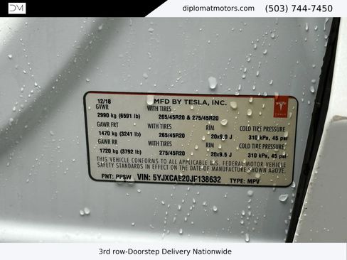 Used 2018 Tesla Model X 75D image 46