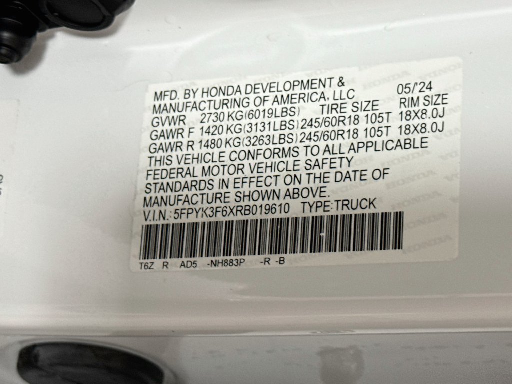 Used 2024 Honda Ridgeline TrailSport image 35