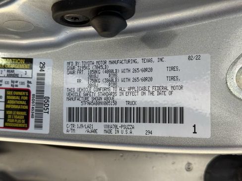 Used 2022 Toyota Tundra Platinum RWD image 37