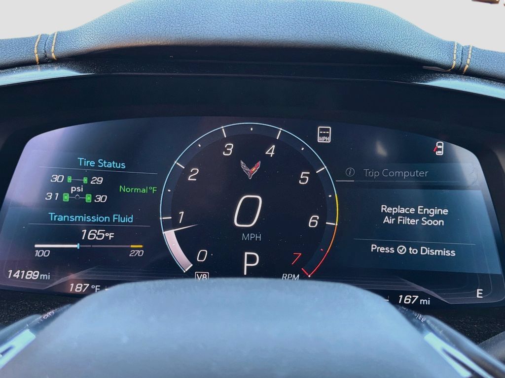 Used 2021 Chevrolet Corvette Stingray Preferred Cpe w/ Z51 Performance Package RWD image 12