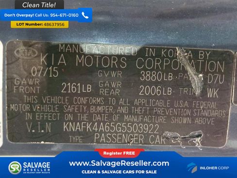 Used 2016 Kia Forte LX image 16