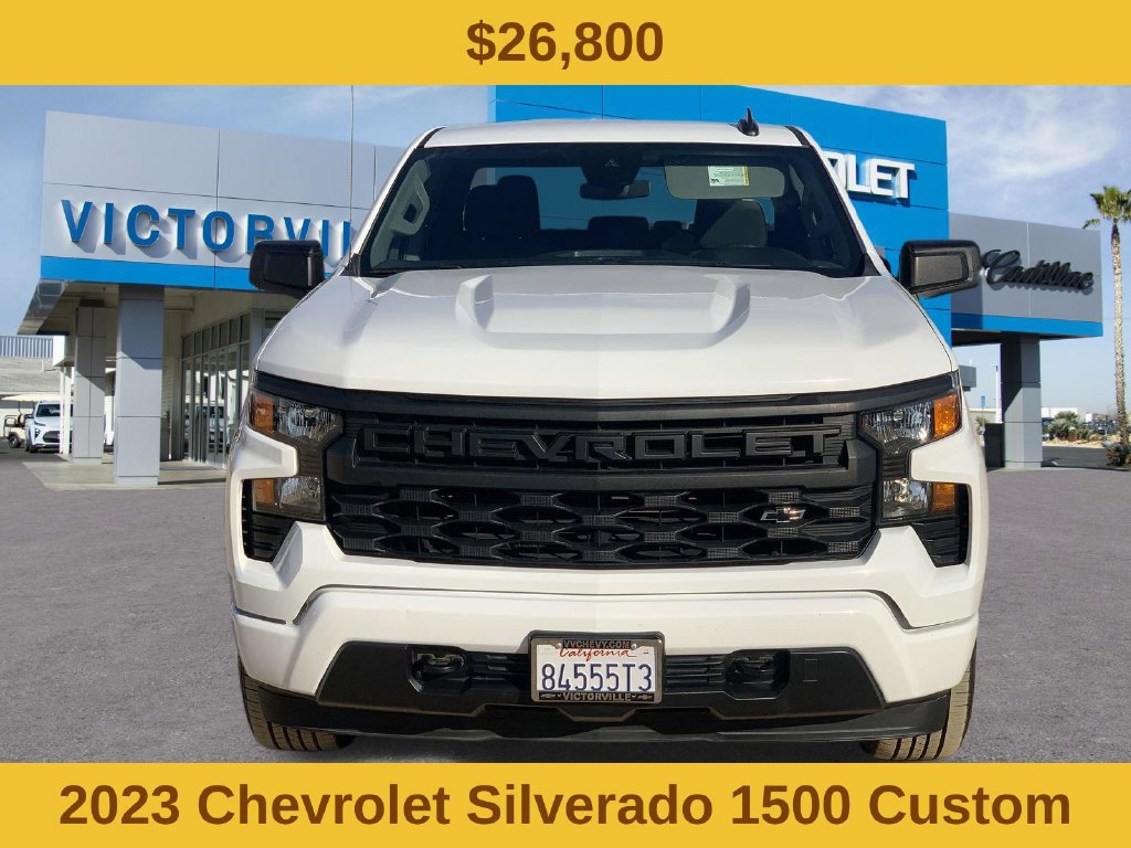 Certified 2023 Chevrolet Silverado 1500 Custom w/ LPO, Dark Essentials Package RWD image 2