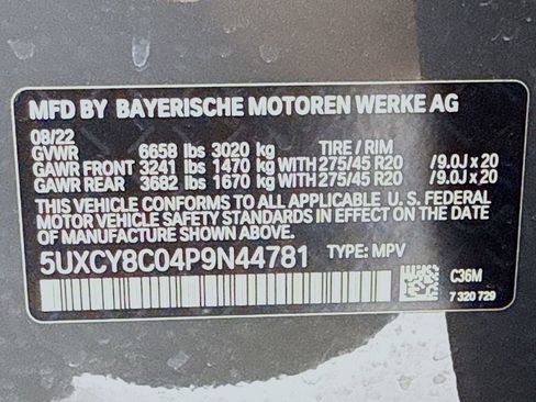 Used 2023 BMW X6 M50i w/ Dynamic Handling Package AWD/4WD image 33