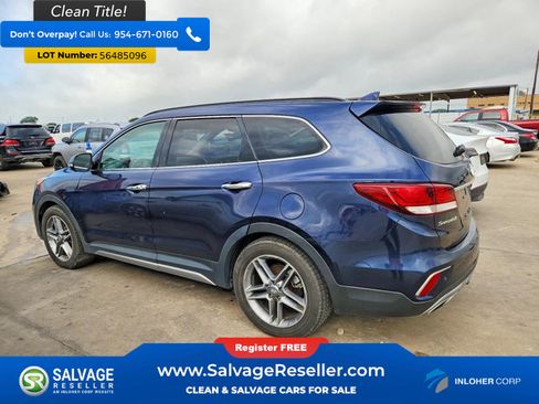 Used 2017 Hyundai Santa Fe Limited AWD/4WD image 3