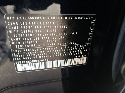 Used 2022 Volkswagen Tiguan S w/ IQ.Drive Package image 39