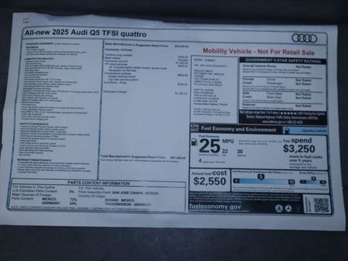 Used 2025 Audi Q5 Premium w/ Convenience Package AWD/4WD image 10
