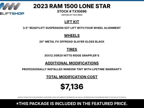 Used 2023 RAM 1500 Lone Star AWD/4WD image 1