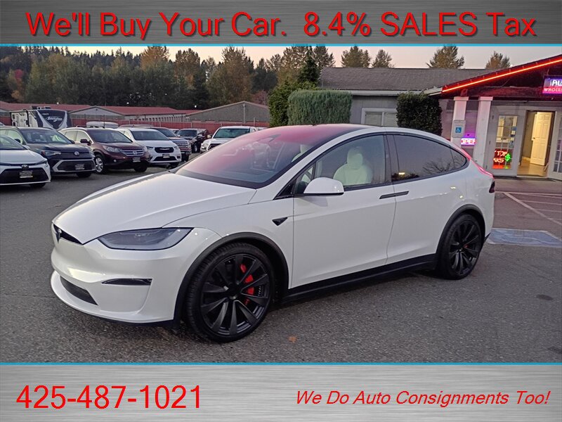Used 2024 Tesla Model X Plaid AWD/4WD image 1