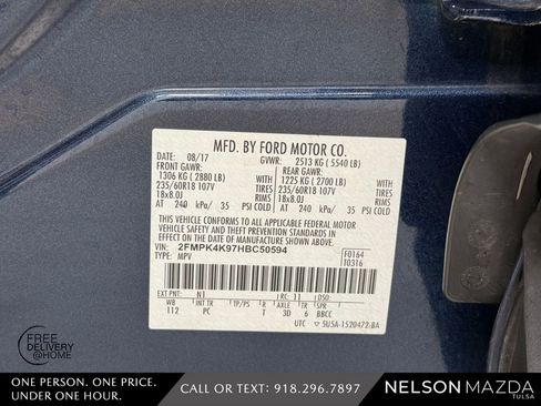 Used 2017 Ford Edge Titanium w/ Equipment Group 301A AWD/4WD image 55