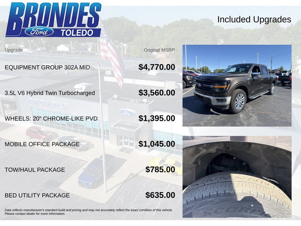 Used 2024 Ford F150 XLT w/ Equipment Group 302A MID AWD/4WD image 6