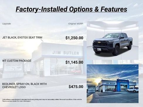 New 2026 Chevrolet Colorado W/T w/ WT Custom Package AWD/4WD image 7