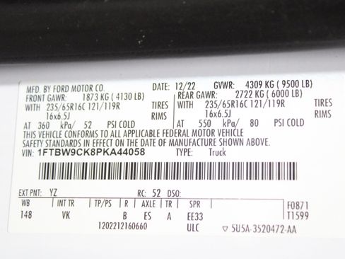 Used 2023 Ford E-Transit Medium Roof w/ Load Area Protection Package RWD image 51