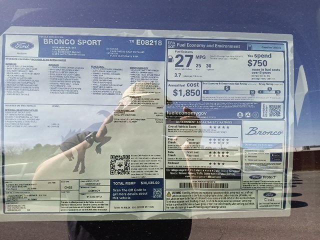 New 2026 Ford Bronco Sport Heritage w/ Convenience Package AWD/4WD image 30
