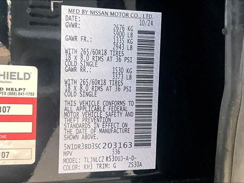 Certified 2025 Nissan Pathfinder Rock Creek AWD/4WD image 33