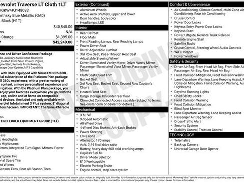 Certified 2023 Chevrolet Traverse LT image 14