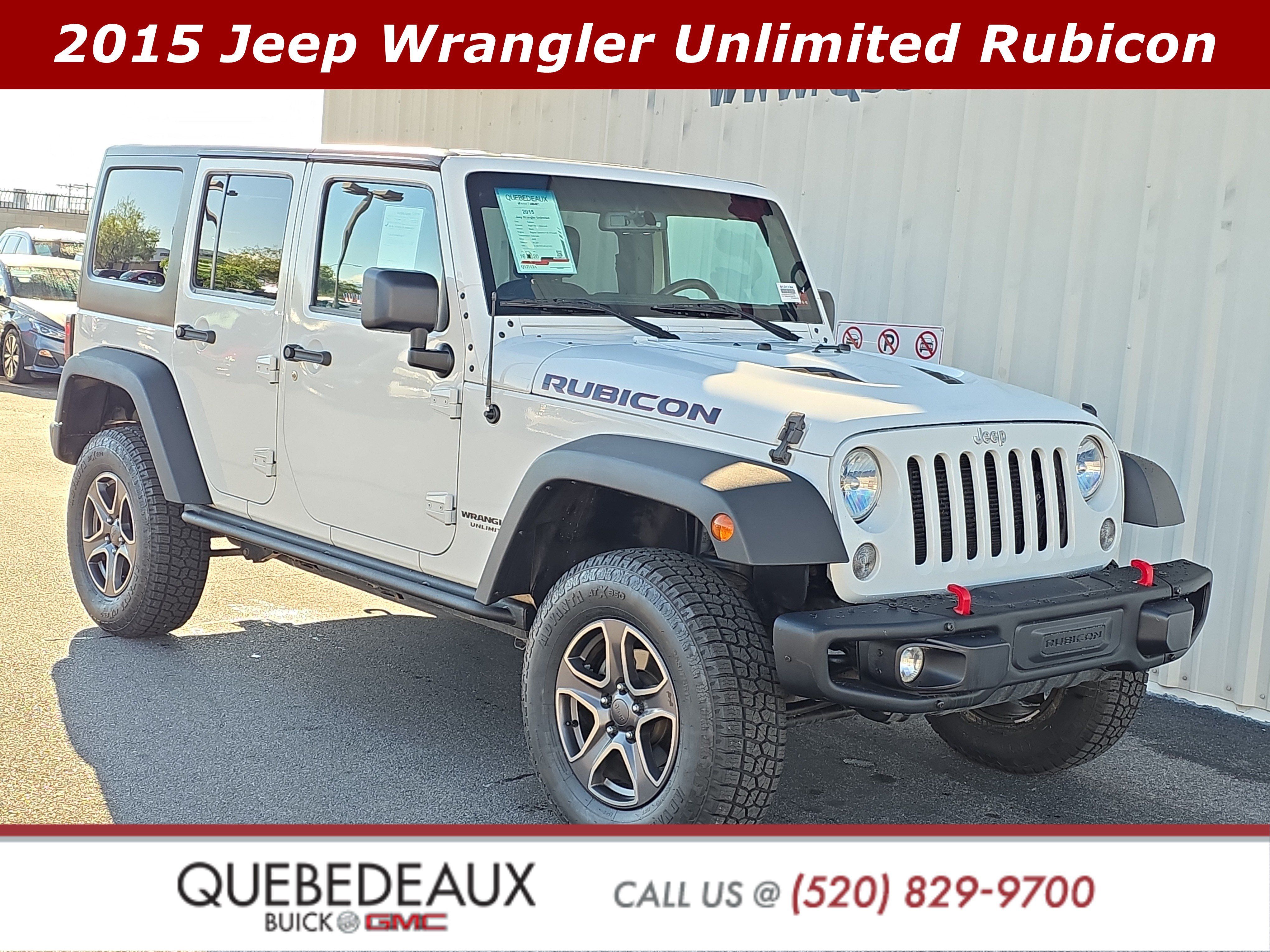 Used 2015 Jeep Wrangler Unlimited Rubicon w/ Dual Top Group AWD/4WD image 1
