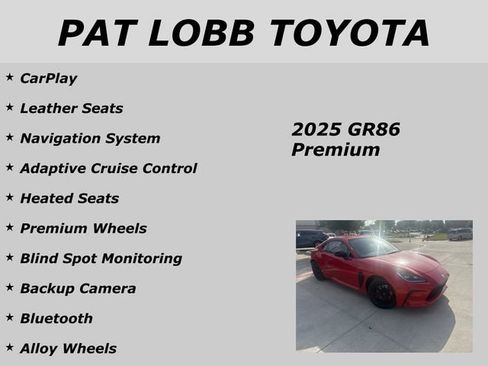Used 2025 Toyota GR86 Premium w/ Performance Package RWD image 12