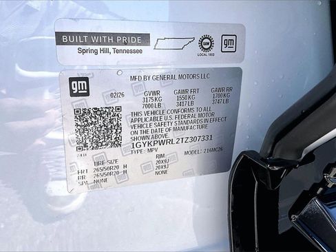 New 2026 Cadillac Lyriq Premium Sport w/ LPO, Floor Liner Package image 13