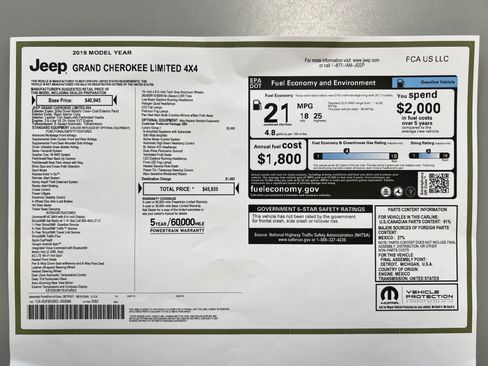 Used 2019 Jeep Grand Cherokee Limited w/ Luxury Group II AWD/4WD image 27