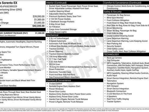 Certified 2025 Kia Sorento EX w/ Panoramic Sunroof Package AWD/4WD image 31