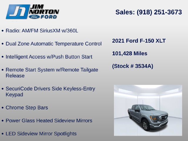Used 2021 Ford F150 XLT w/ Equipment Group 302A High AWD/4WD image 15