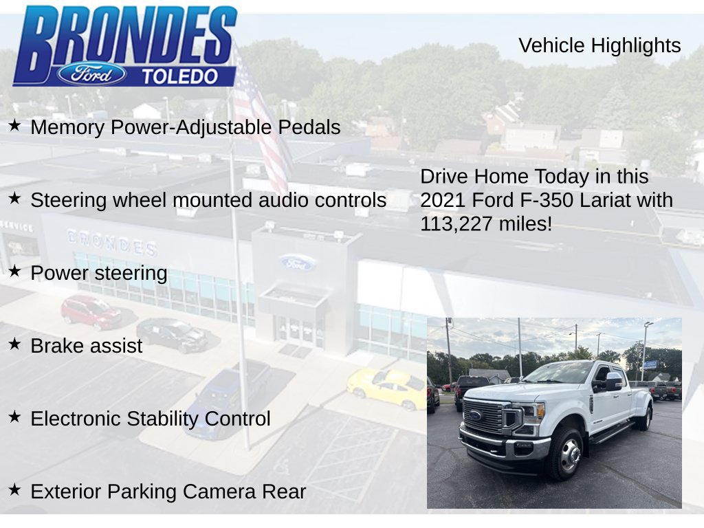 Used 2021 Ford F350 Lariat w/ Lariat Ultimate Package AWD/4WD image 22