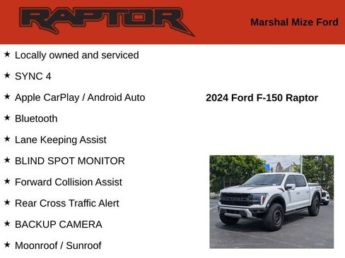 Used 2024 Ford F150 Raptor AWD/4WD image 2