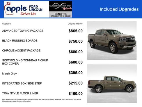 Certified 2025 Ford Ranger Lariat w/ Advanced Towing Package AWD/4WD image 4