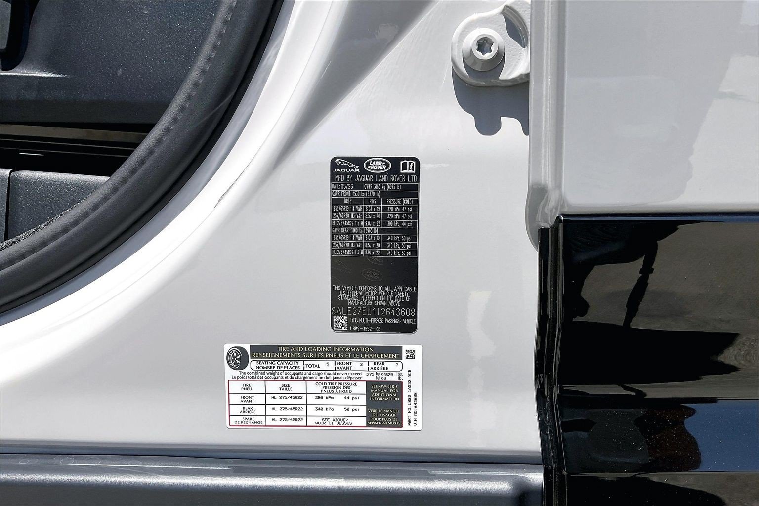 New 2026 Land Rover Defender 110 X-Dynamic SE AWD/4WD image 15