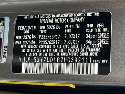 Used 2017 Hyundai Santa Fe Sport w/ 2.4L Tech Package 04 AWD/4WD image 28