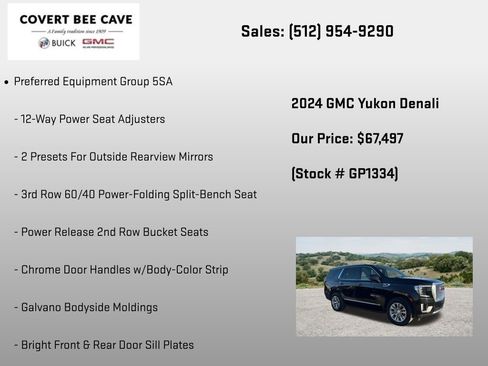 Certified 2024 GMC Yukon Denali w/ Max Trailering Package AWD/4WD image 6