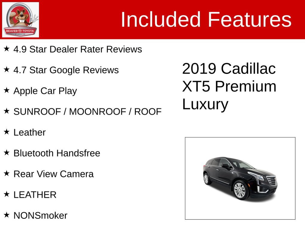 Used 2019 Cadillac XT5 Premium Luxury FWD image 4