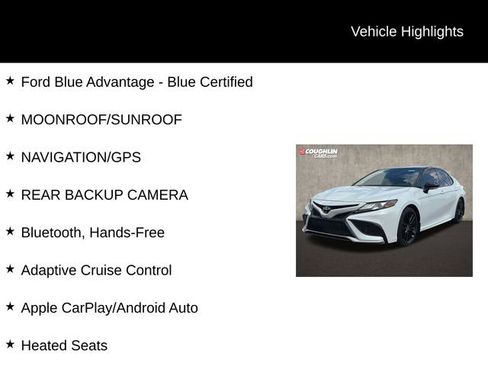 Used 2023 Toyota Camry XSE w/ Navigation Package FWD image 2