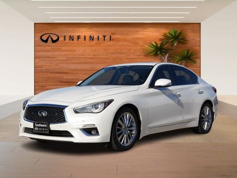 Used 2021 INFINITI Q50 Luxe w/ Cargo Package image 1