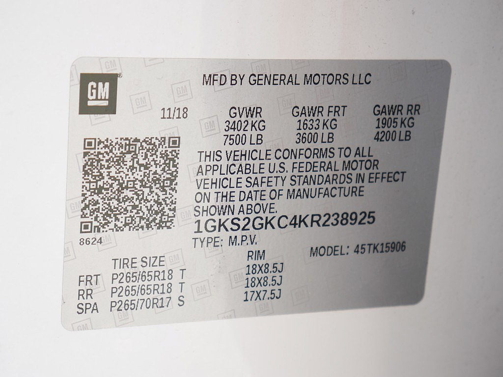 Used 2019 GMC Yukon XL SLT w/ Open Road Package AWD/4WD image 77