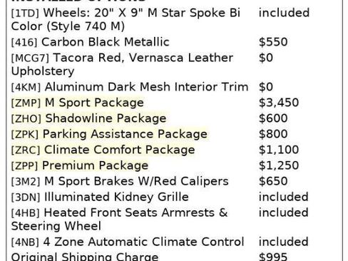 Used 2022 BMW X6 xDrive40i w/ M Sport Package AWD/4WD image 4