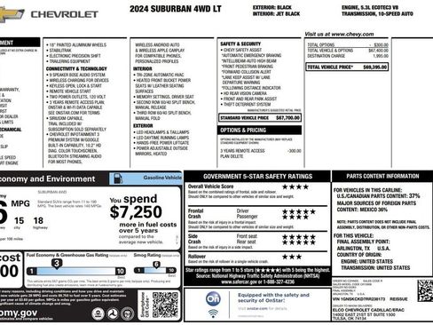 Used 2024 Chevrolet Suburban LT image 26