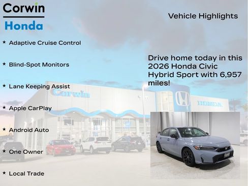 Used 2026 Honda Civic Sport image 6