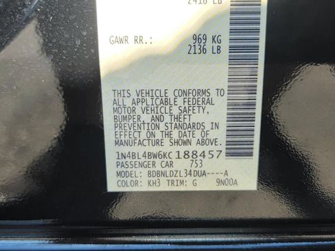 Used 2019 Nissan Altima 2.5 S AWD/4WD image 37