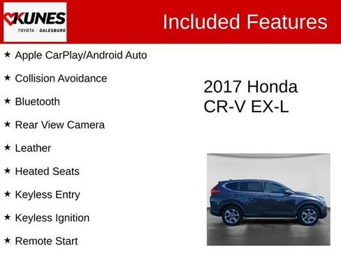 Used 2017 Honda CR-V EX-L image 2