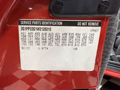 Used 1998 Chevrolet Camaro Z28 w/ Preferred Equipment Group 2 RWD image 13