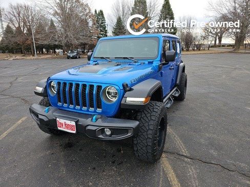 Used 2021 Jeep Wrangler Unlimited Rubicon 4xe w/ Cold Weather Group image 1