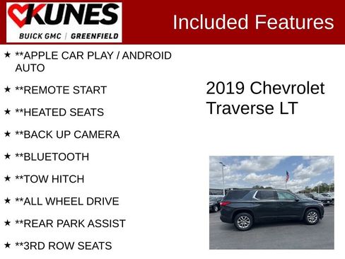 Used 2019 Chevrolet Traverse LT AWD/4WD image 2