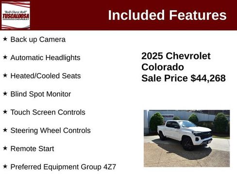 Used 2025 Chevrolet Colorado Z71 w/ Technology Package AWD/4WD image 6