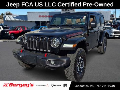 Used 2022 Jeep Wrangler Unlimited Rubicon w/ LED Lighting Group AWD/4WD image 1