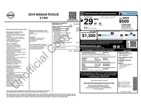 Used 2019 Nissan Rogue S w/ Special Edition Package FWD image 4